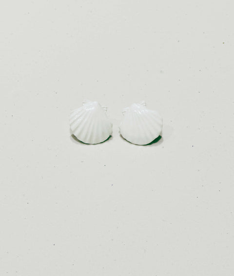 Porcelain Seashell Earrings