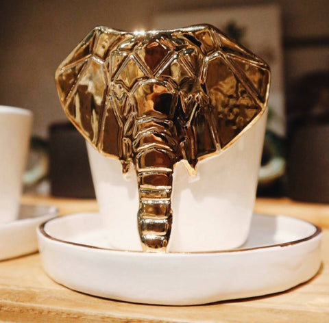 I'm ART Handmade Elephant Coffee Cup