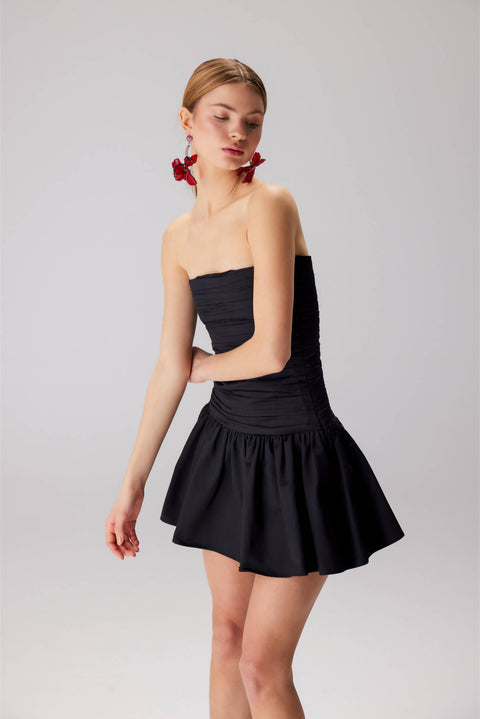 Black Rose Mini Dress