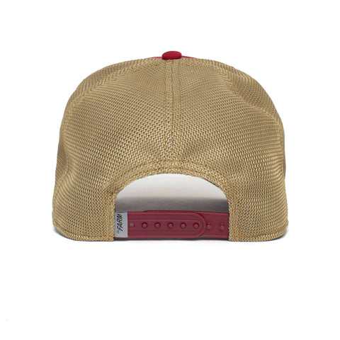 Jacked Trucker Hat Red