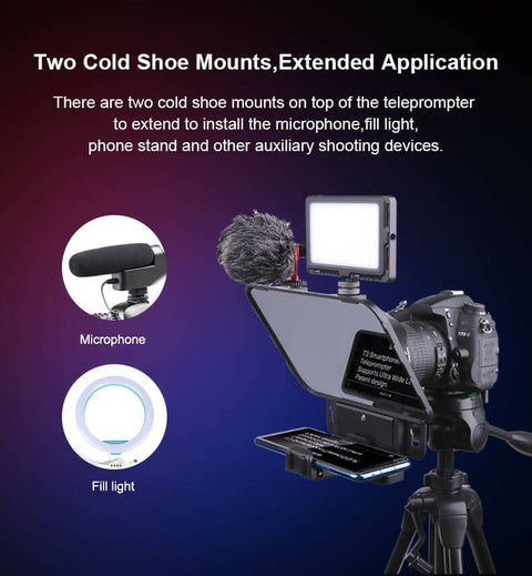 Desview T3 Teleprompter For Camera Smartphone