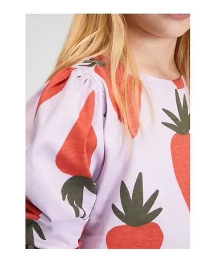 Carrot Print Top