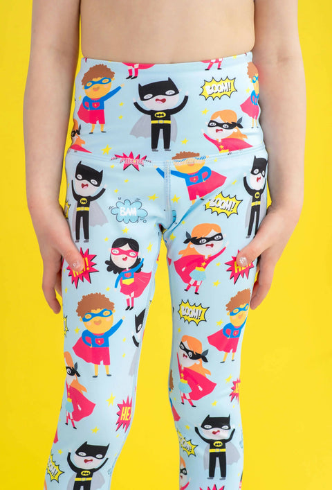 Super Hero Flexi Pants Kids and Minis