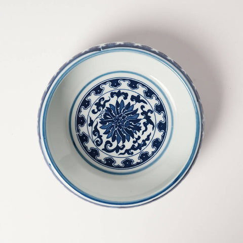 Blau Blanc Plate - Medium