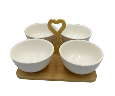 Ahsap Ceramic Bowl Set