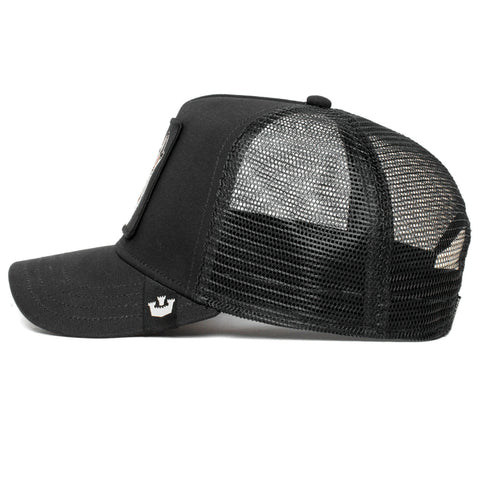 The Lone Wolf Trucker Hat Black