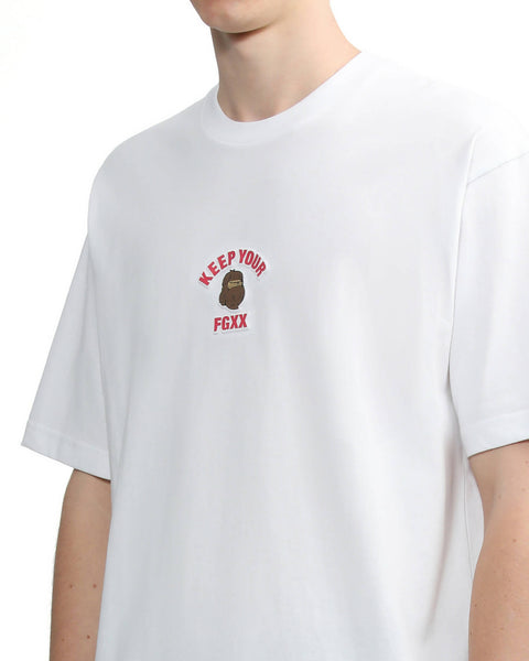 Keep Your Fgxx White T-shirt in Cotton Jersey