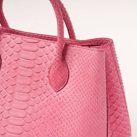 100% Python Leather Handbag