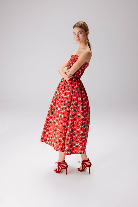 Rose Garden Midi Dress