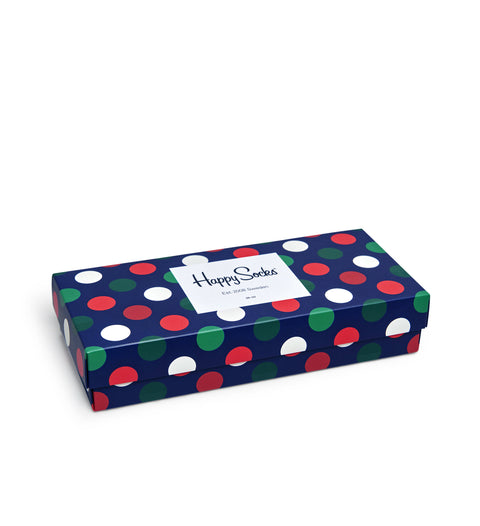 4-Pack Holiday Big Dot Socks Gift Box