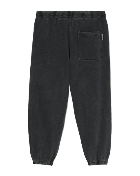 Washed Grey Sweatpants in Cotton French Terry