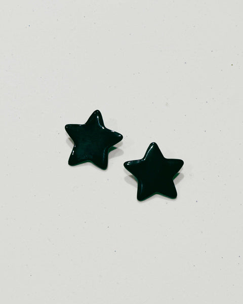 Porcelain Star Earrings