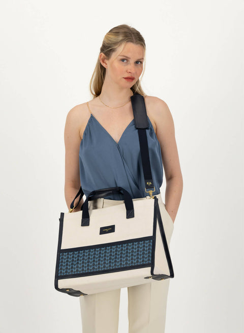 Nathalie Tote Bag - Marine