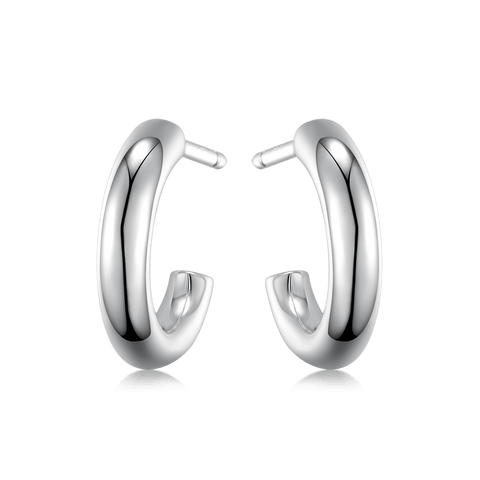 Hula hoop earrings 1.4 cm