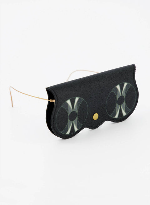 Cover Sun Glasses Case - Black