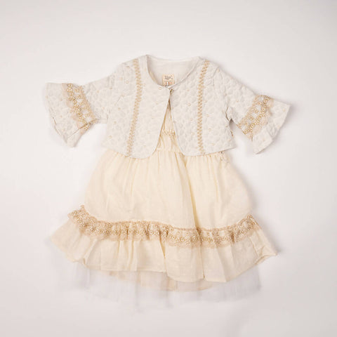 Dandelion Jacquard Dress Set