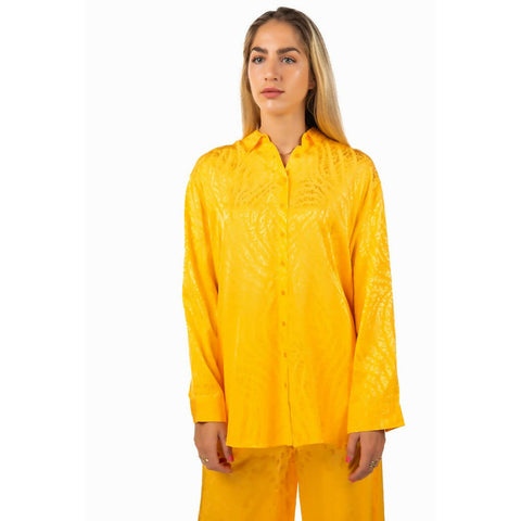 MY PEANUT Sirma Jacquard Oversize Shirt