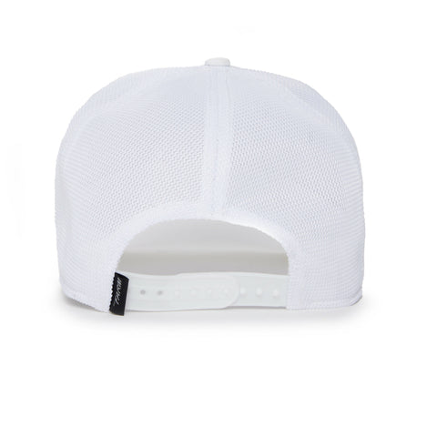 Platinum High Trucker Hat White
