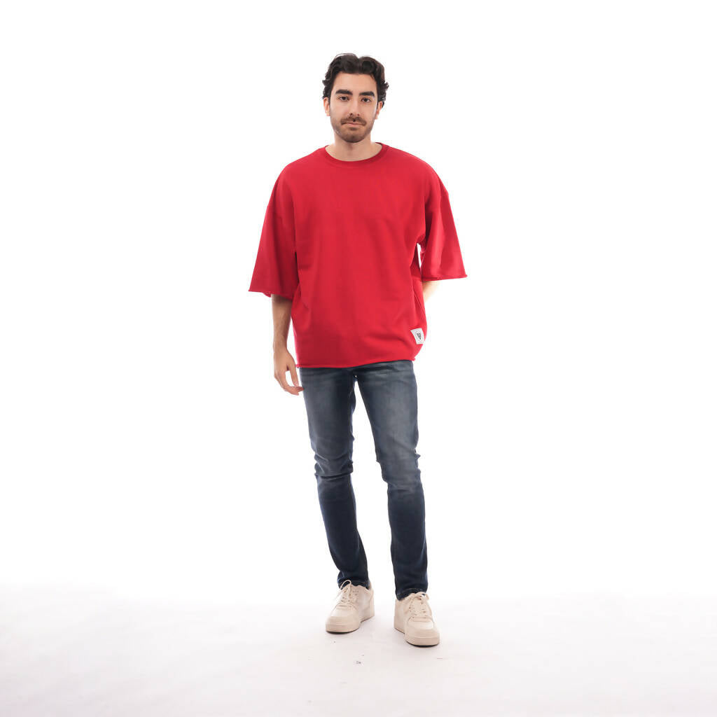 Liam Red oversized T-shirt