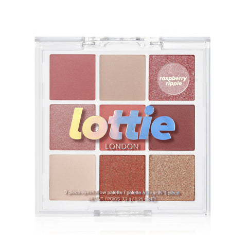 Lottie London Makeup Palette - Raspberry Ripple - 9 Shades