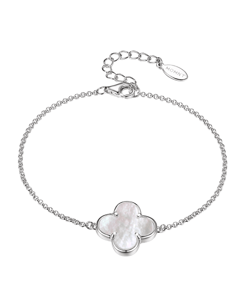 Clover Bracelet with Mother of Pearl
