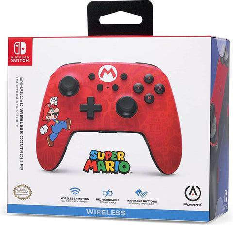 PowerA NSW Enhanced Wireless Controller - Here We Go Mario