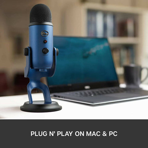 Logitech Blue Yeti USB Mic - MIDNIGHT BLUE