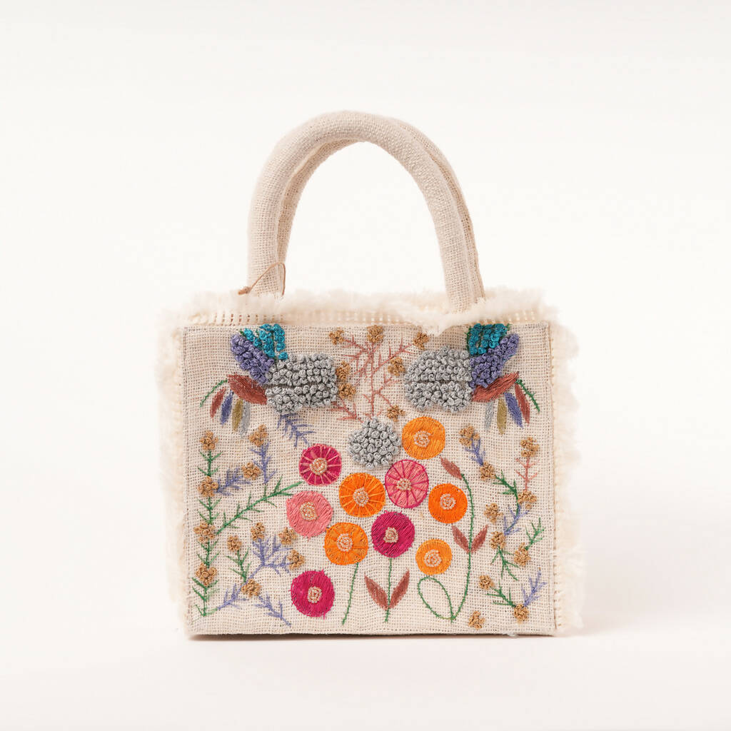 White Nature Small Tote Bag