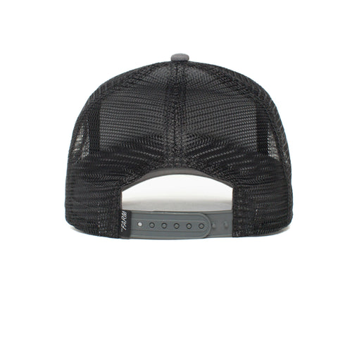 The Boss Trucker Hat Charcoal