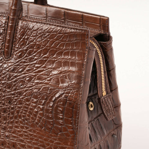 100% Crocodile Leather Handbag
