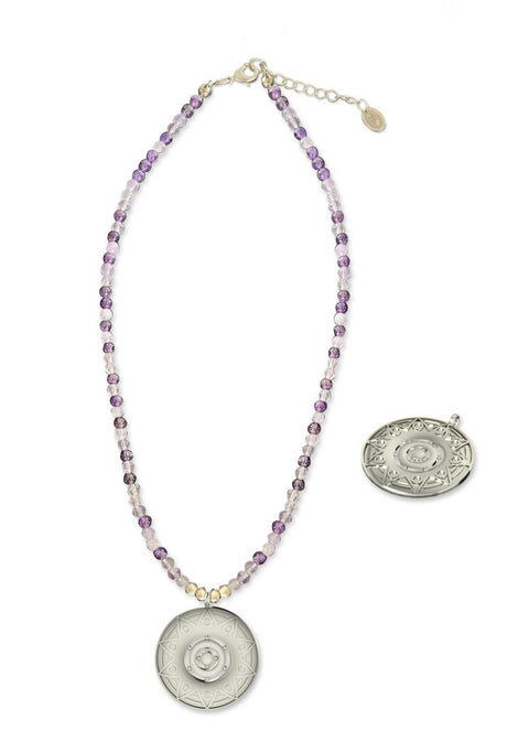 VENUS with AMETHYST STONE NECKLACE