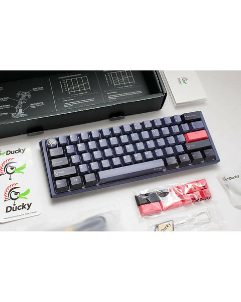 Ducky One 3 Cosmic Blue SF 65% مفتاح أحمر كرزي أمريكي