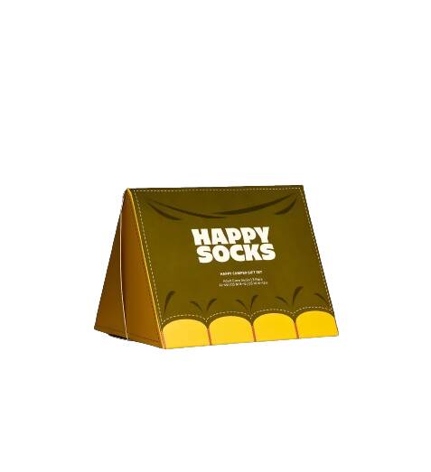 مجموعة هدايا مكونة من 3 جوارب Happy Camper