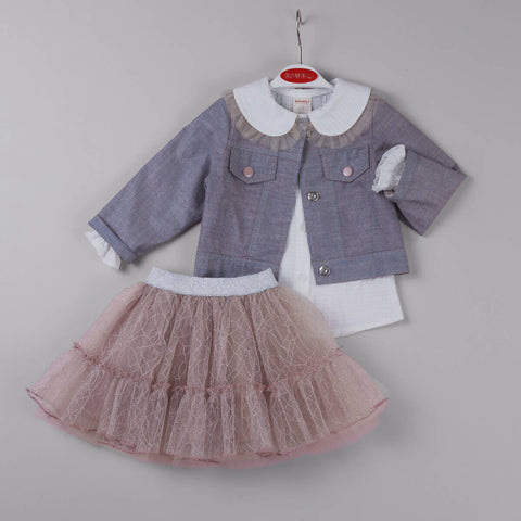 BOMBILI Girls 3 Piece Cute Outfit Set