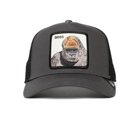 The Boss Trucker Hat Charcoal