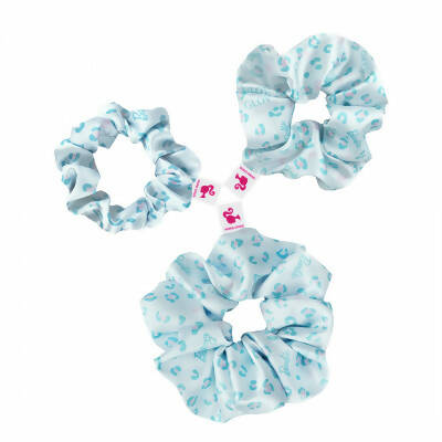 Scrunchies 3 pack sizes S/M/L Blue Panther