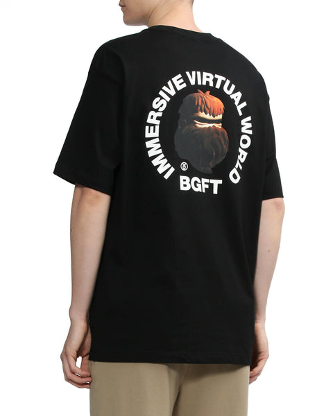 Big Foot Black T-shirt in Cotton Jersey