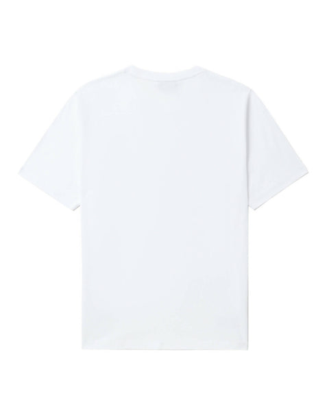 Gradient Logo White T-shirt in Cotton Jersey