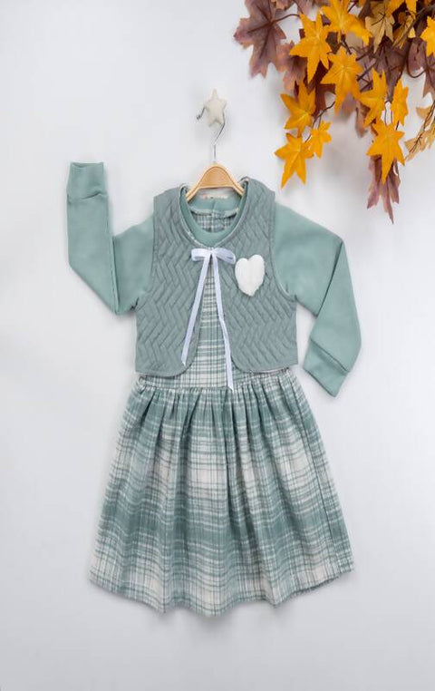 CASA BANANA Flannel Bolero Dress