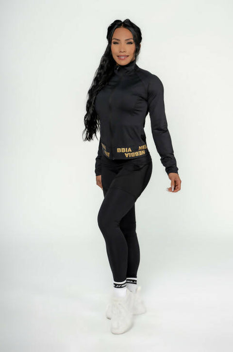 Nebbia Women's Zip-up Jacket Intense Warm-up Gold
