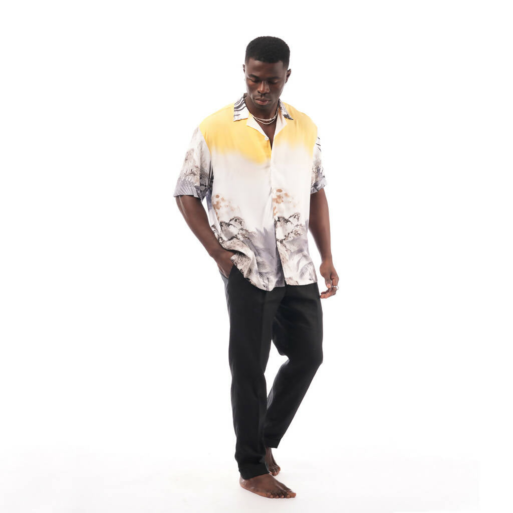 SS Yellow faded palm