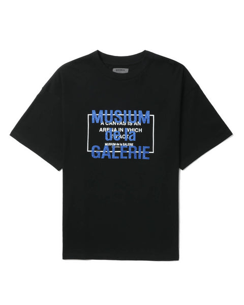 Glitter Logo Curism T-shirt in Black