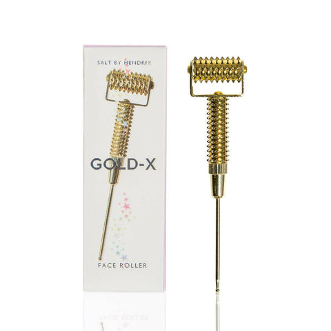 Gold X - Gold Textured Face Roller