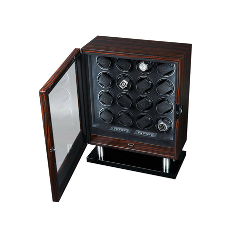 Enigma 16 Fingerprint Ebony – Watch Winder