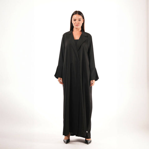 Black Collar Abaya