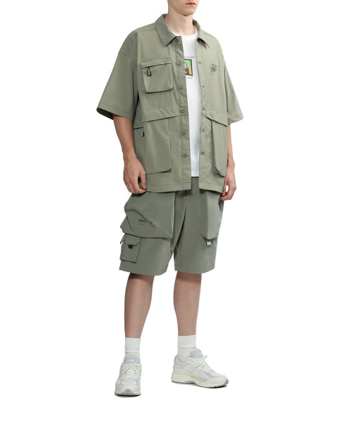 Utility Shorts in Khaki