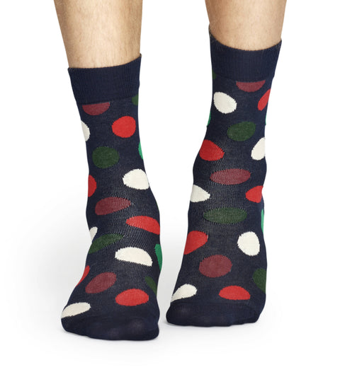 4-Pack Holiday Big Dot Socks Gift Box