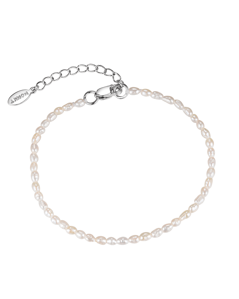 Bracelet with micro pearls