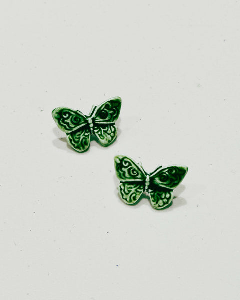 Porcelain Butterfly Earrings