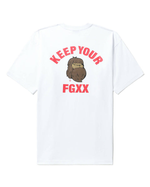 Keep Your Fgxx White T-shirt in Cotton Jersey